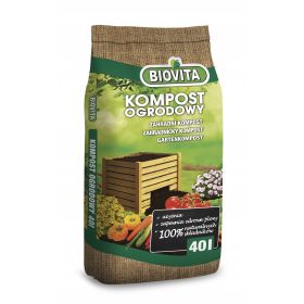 Nawóz organiczny naturalny 40L BIOVITA kompost ogrodowy ekologiczny