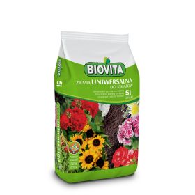 Ziemia podłoże uniwersalne do kwiatów 5,5-6,5pH BIOVITA 